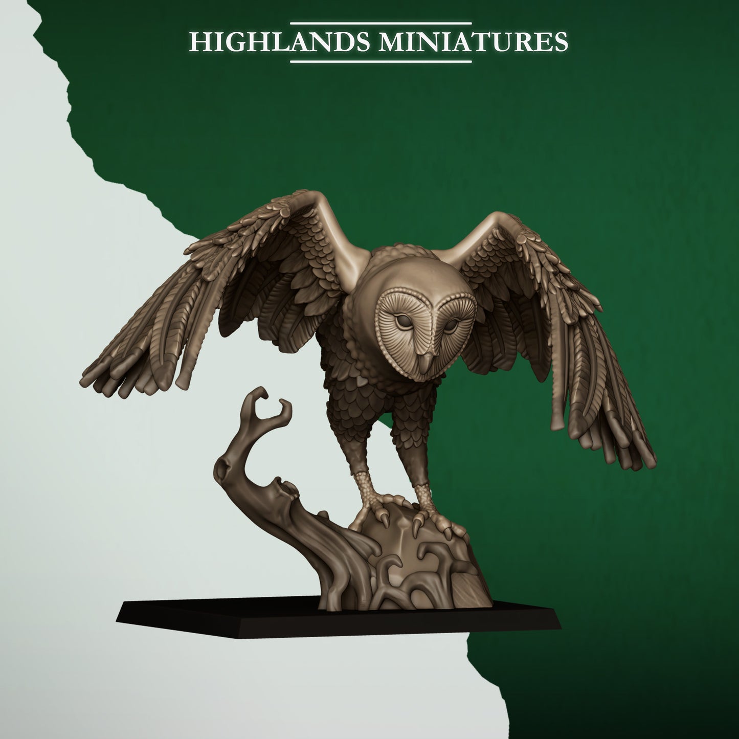 GREAT OWL RIDERS - Figurine Highlands Miniatures