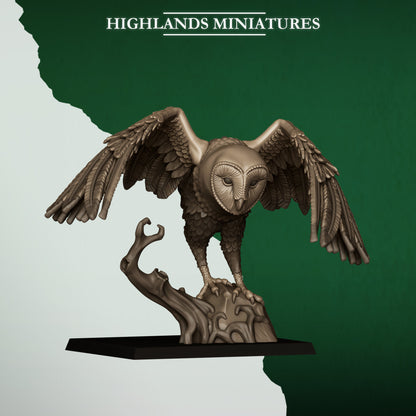 GREAT OWL RIDERS - Figurine Highlands Miniatures