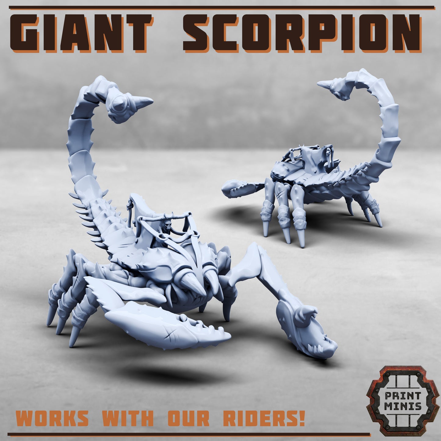 Giant Scorpion with Rider