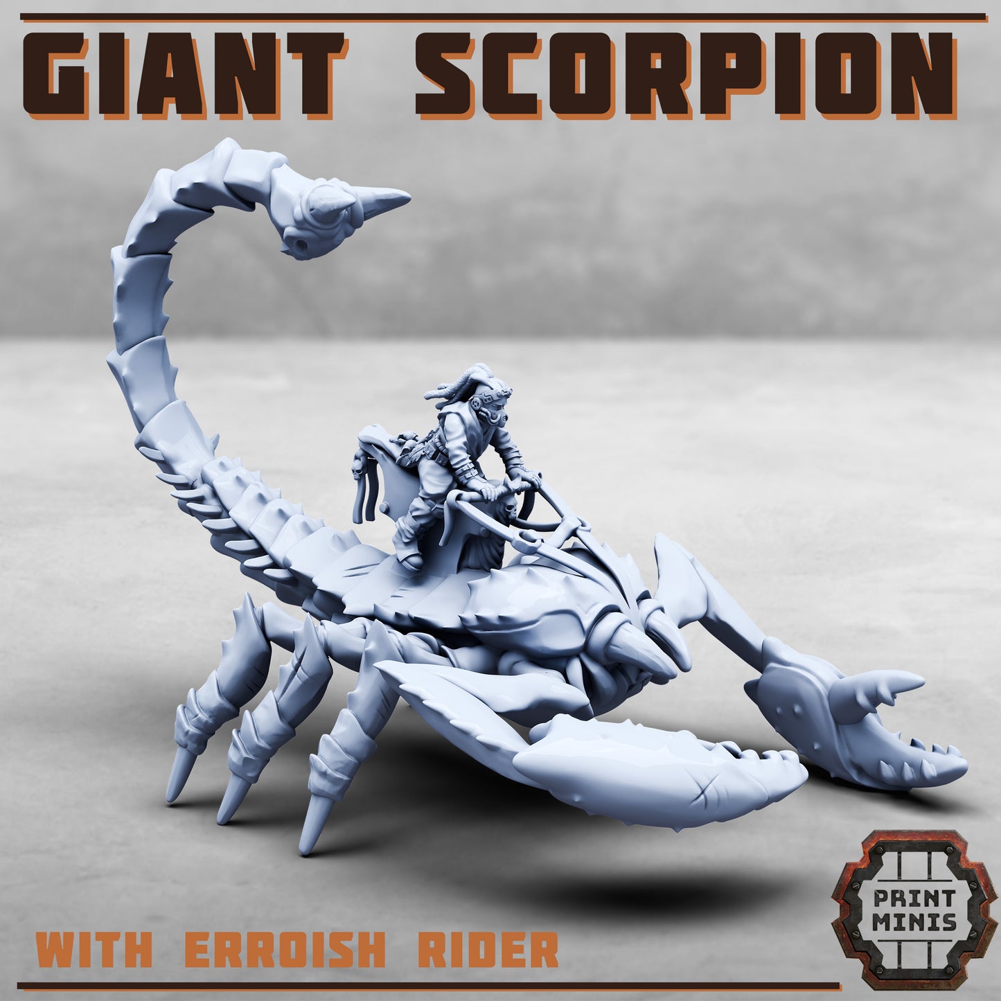Giant Scorpion with Rider