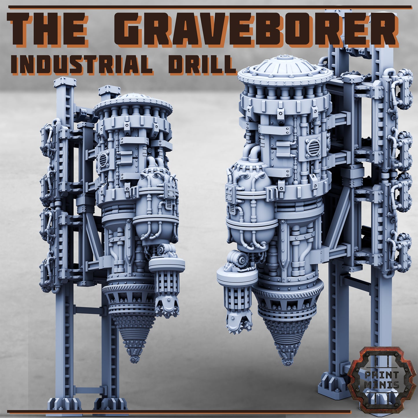 Graveborer Drill - Figurine Print Minis