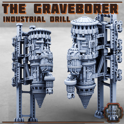 Graveborer Drill - Figurine Print Minis