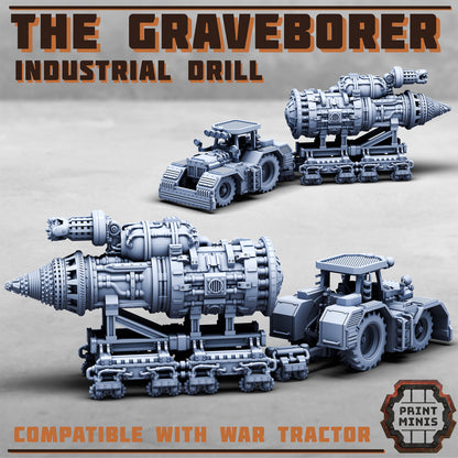 Graveborer Drill - Figurine Print Minis
