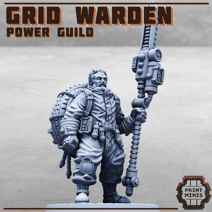 Grid Warden - Power Guild - Figurine Print Minis