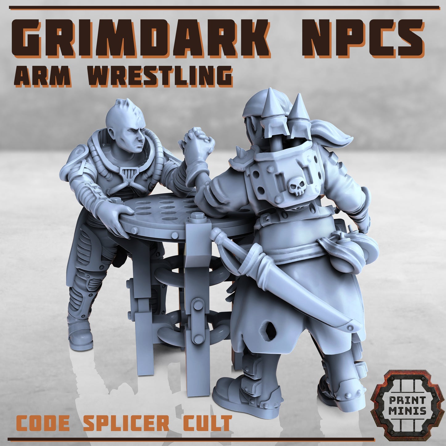 Grimdark NPCS - 7 Figurines - Figurine Print Minis - PRINT MINIS - 3DPitFactory