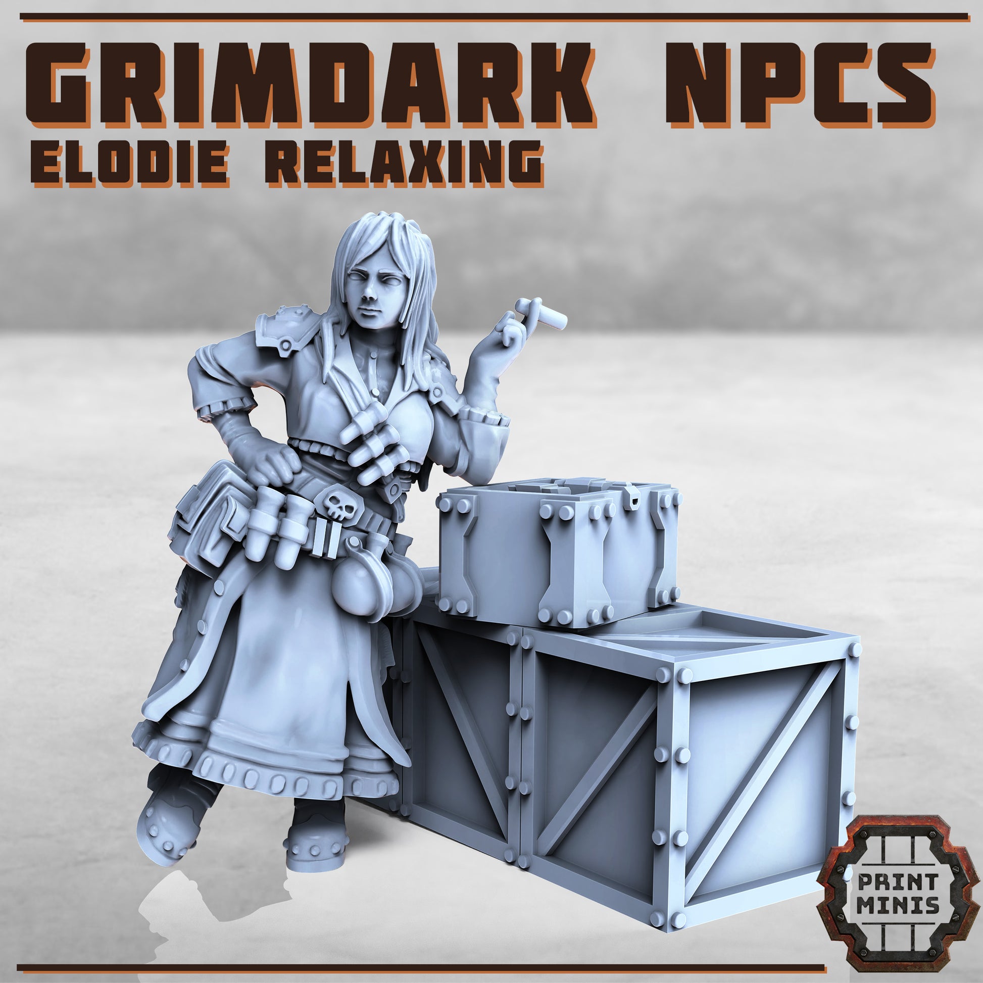Grimdark NPCS - 7 Figurines - Figurine Print Minis - PRINT MINIS - 3DPitFactory