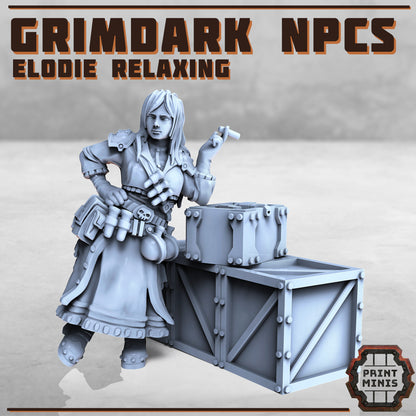 Grimdark NPCS - 7 Figurines - Figurine Print Minis - PRINT MINIS - 3DPitFactory