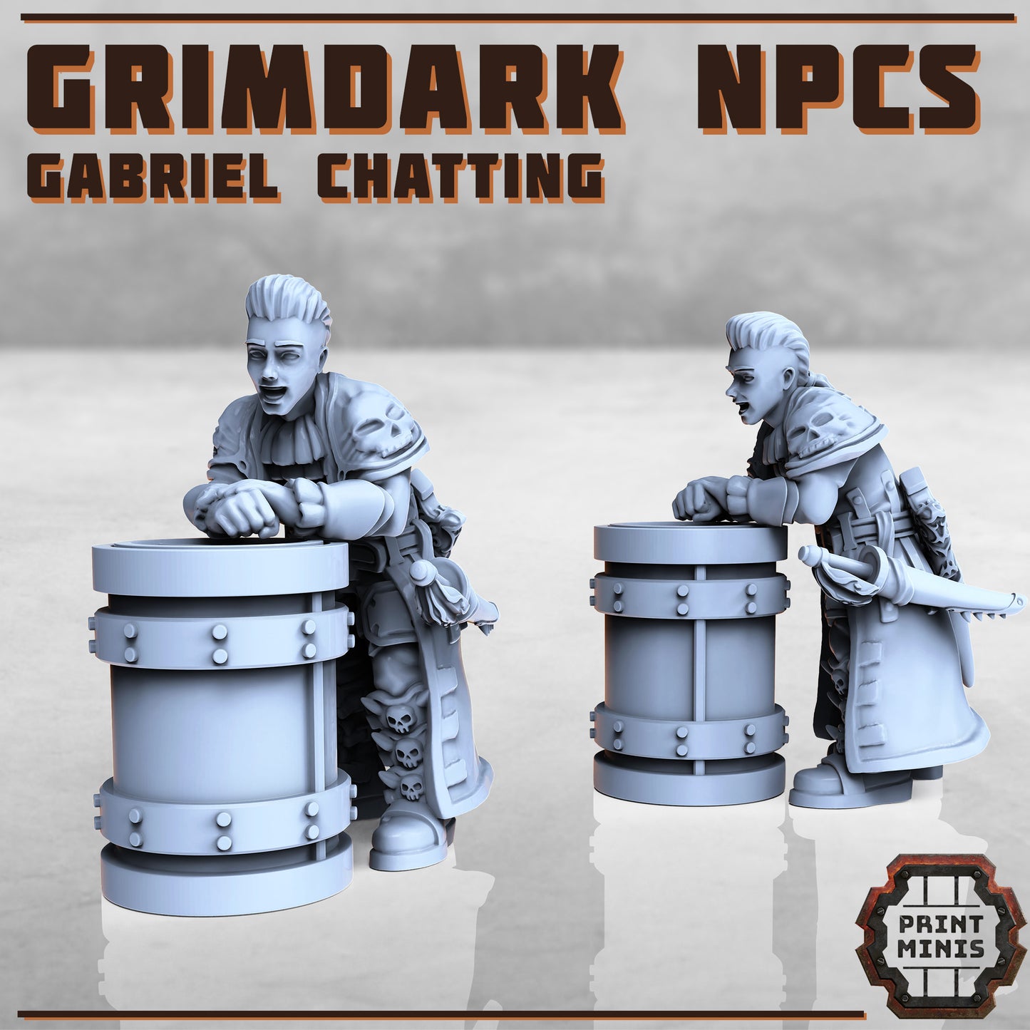 Grimdark NPCS - 7 Figurines - Figurine Print Minis - PRINT MINIS - 3DPitFactory