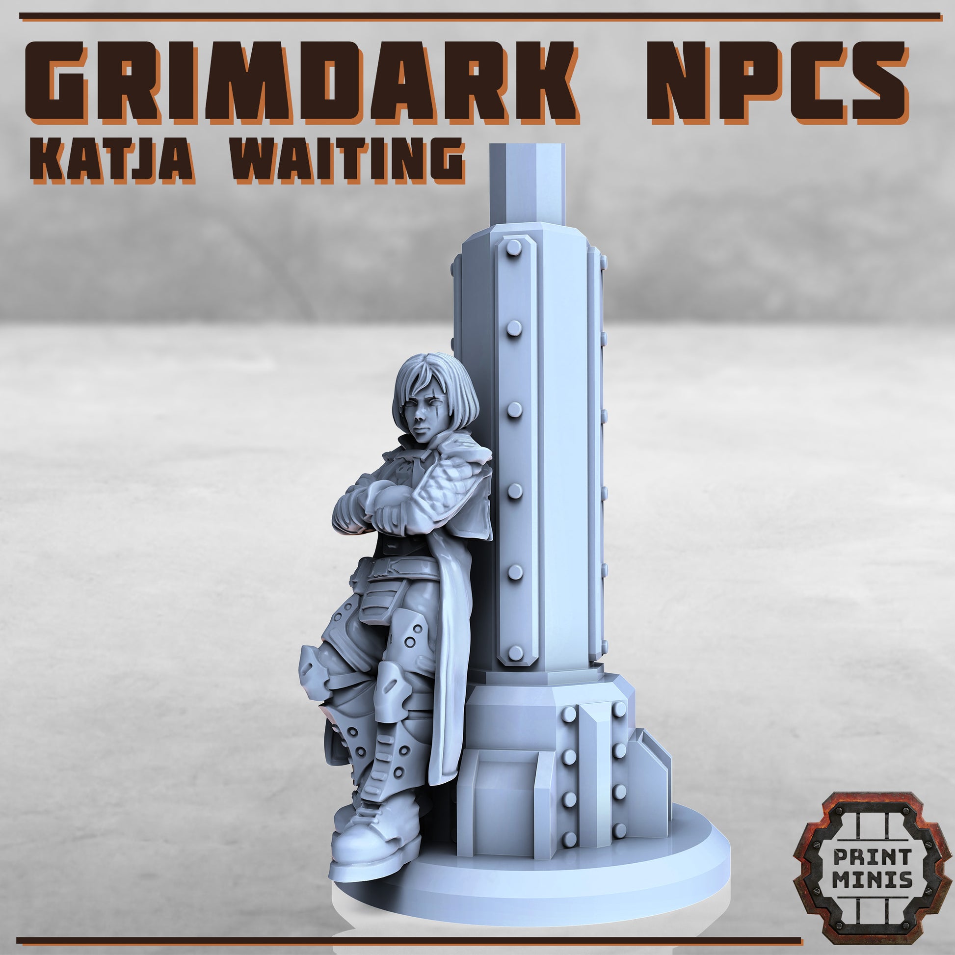 Grimdark NPCS - 7 Figurines - Figurine Print Minis - PRINT MINIS - 3DPitFactory