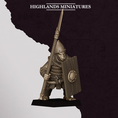 HOBGOBLIN SPEARMEN - Highlands Miniatures