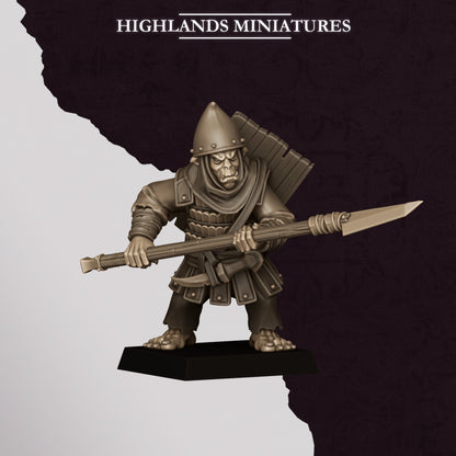 HOBGOBLIN SPEARMEN - Highlands Miniatures