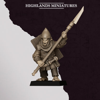 HOBGOBLIN SPEARMEN - Highlands Miniatures