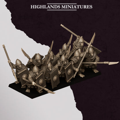 HOBGOBLIN SPEARMEN - Highlands Miniatures