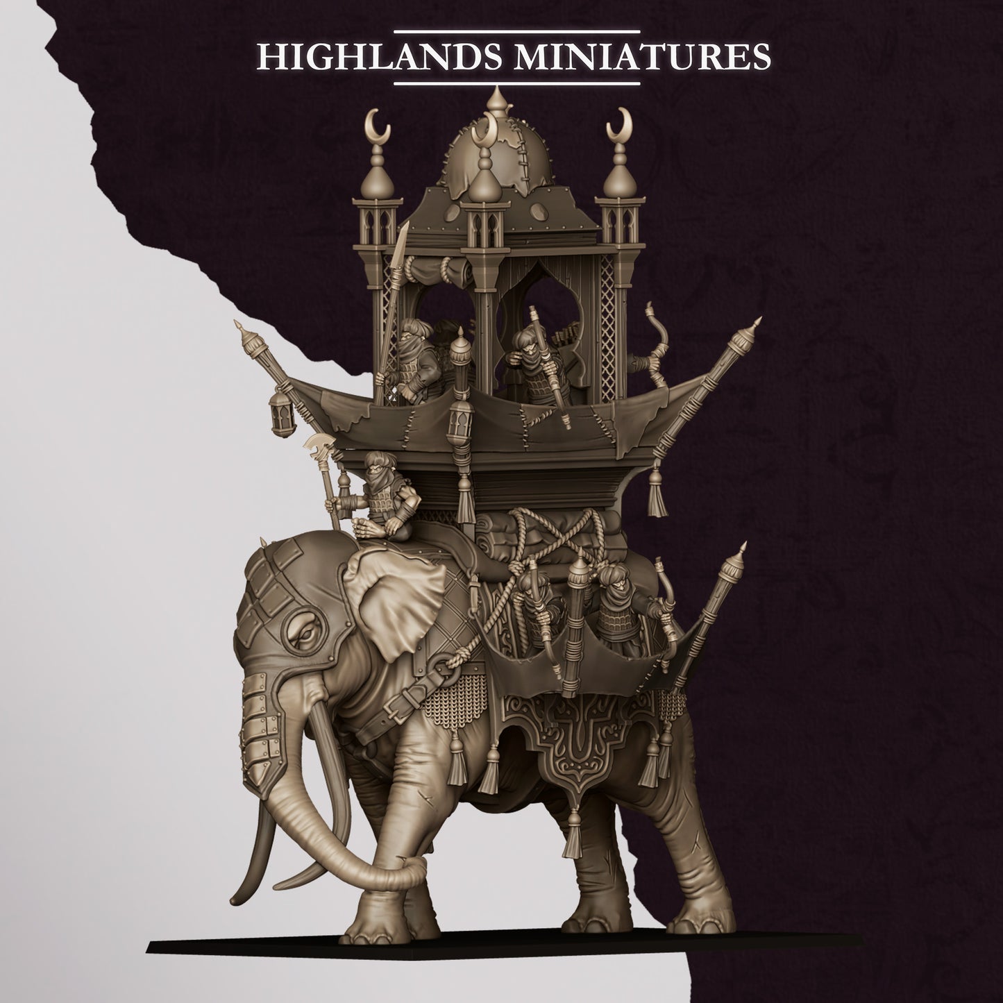 HOBGOBLIN WAR ELEPHANT - HIGHLANDS Miniatures