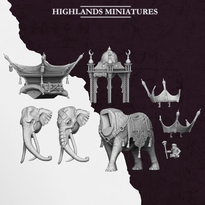 HOBGOBLIN WAR ELEPHANT - HIGHLANDS Miniatures