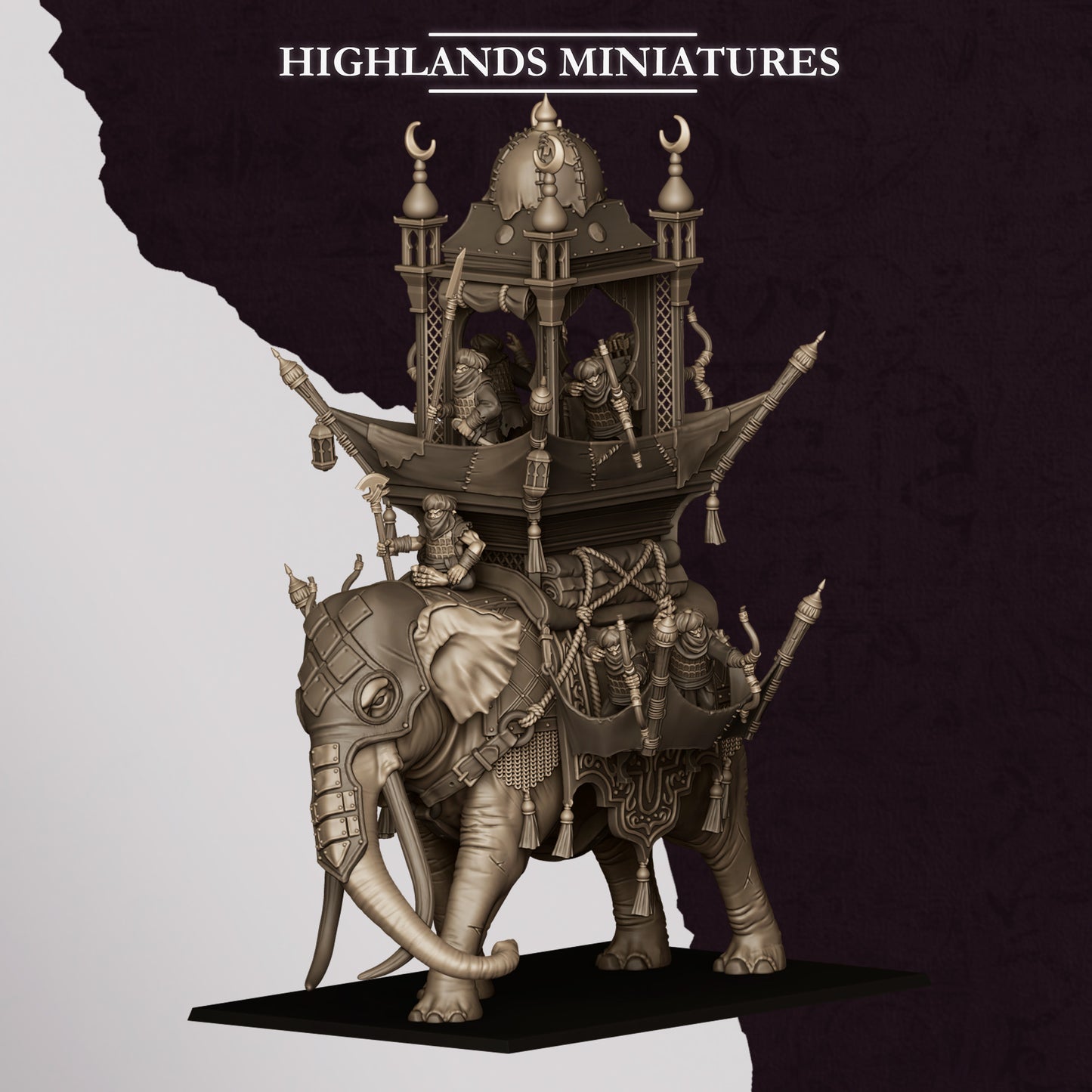 HOBGOBLIN WAR ELEPHANT - HIGHLANDS Miniatures
