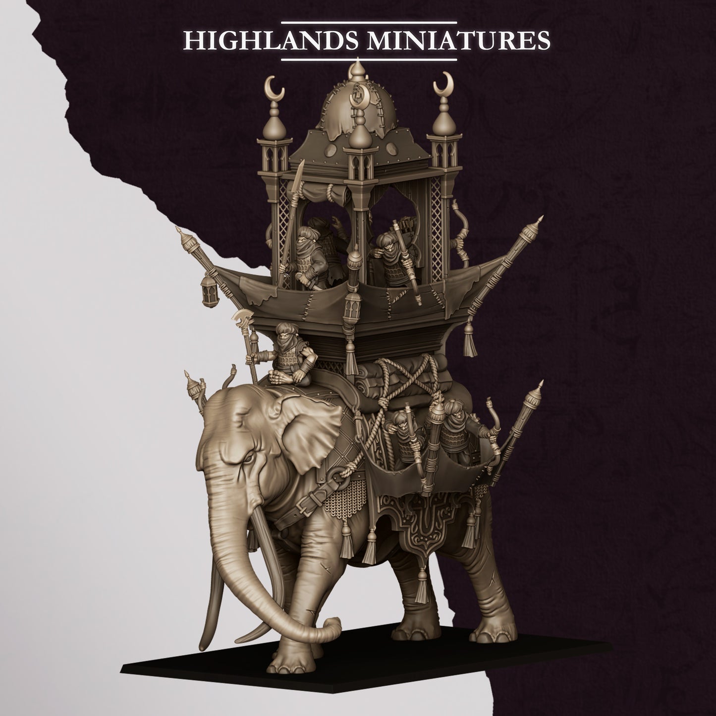 HOBGOBLIN WAR ELEPHANT - HIGHLANDS Miniatures