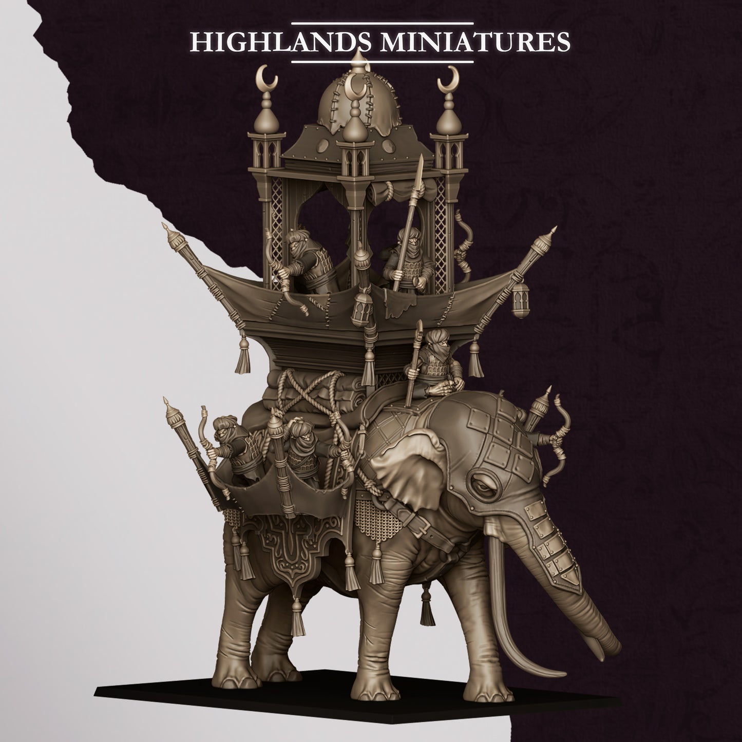 HOBGOBLIN WAR ELEPHANT - HIGHLANDS Miniatures