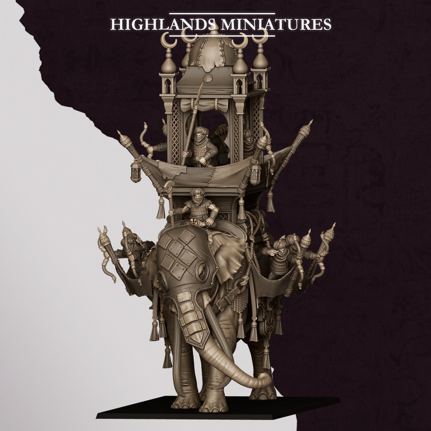 HOBGOBLIN WAR ELEPHANT - HIGHLANDS Miniatures