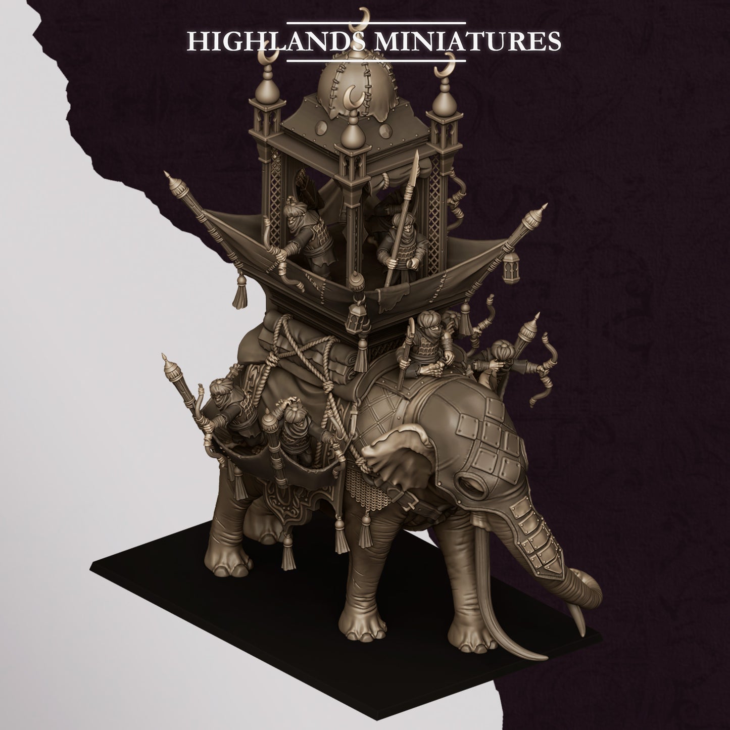 HOBGOBLIN WAR ELEPHANT - HIGHLANDS Miniatures