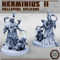 Herminius II and minion - Figurine Print Minis