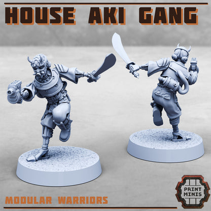 House Aki Gang - Figurine Print Minis - PRINT MINIS - 3DPitFactory