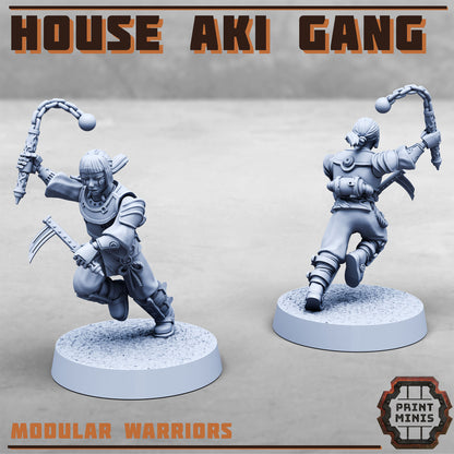 House Aki Gang - Figurine Print Minis - PRINT MINIS - 3DPitFactory