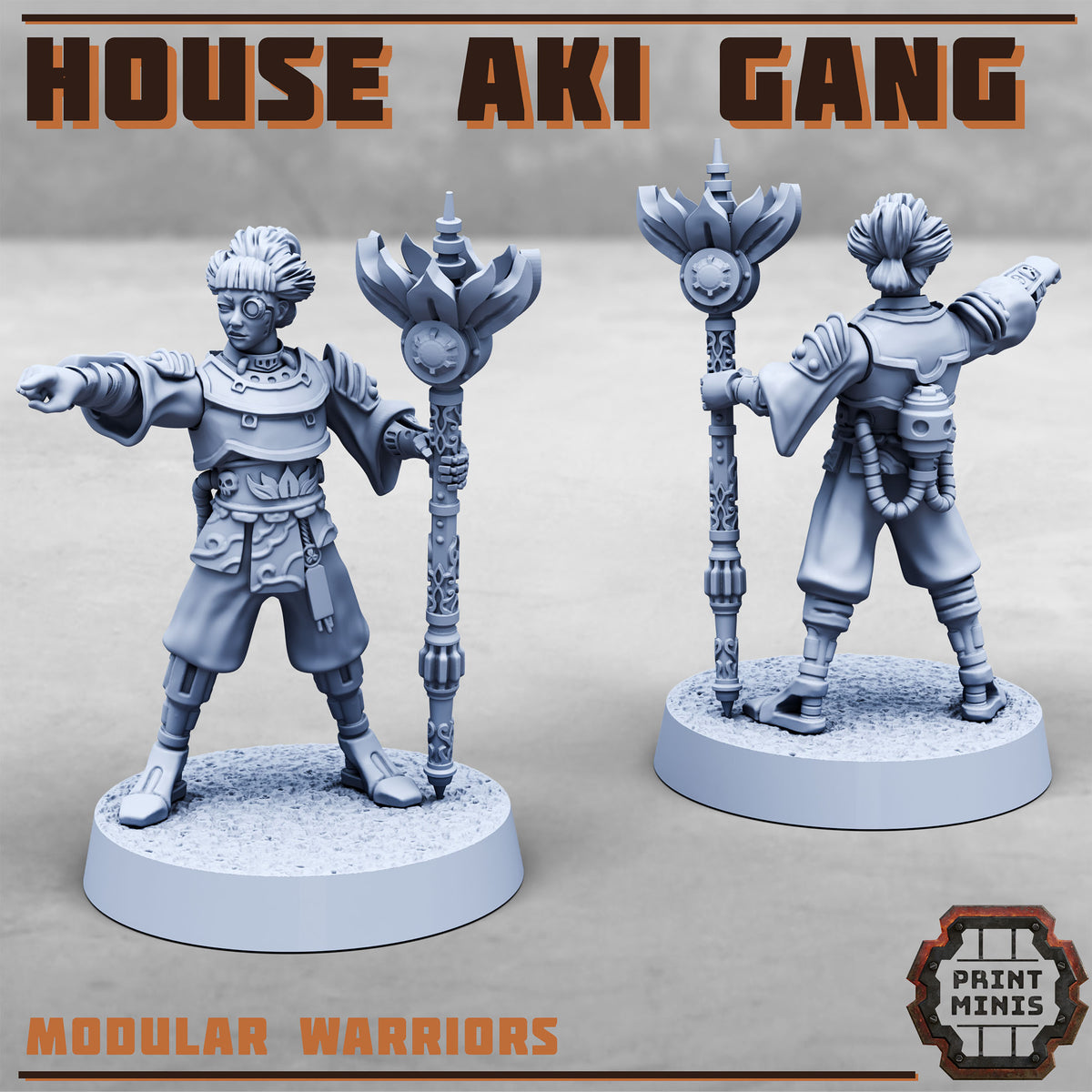 House Aki Gang - Figurine Print Minis - PRINT MINIS - 3DPitFactory