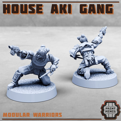 House Aki Gang - Figurine Print Minis - PRINT MINIS - 3DPitFactory