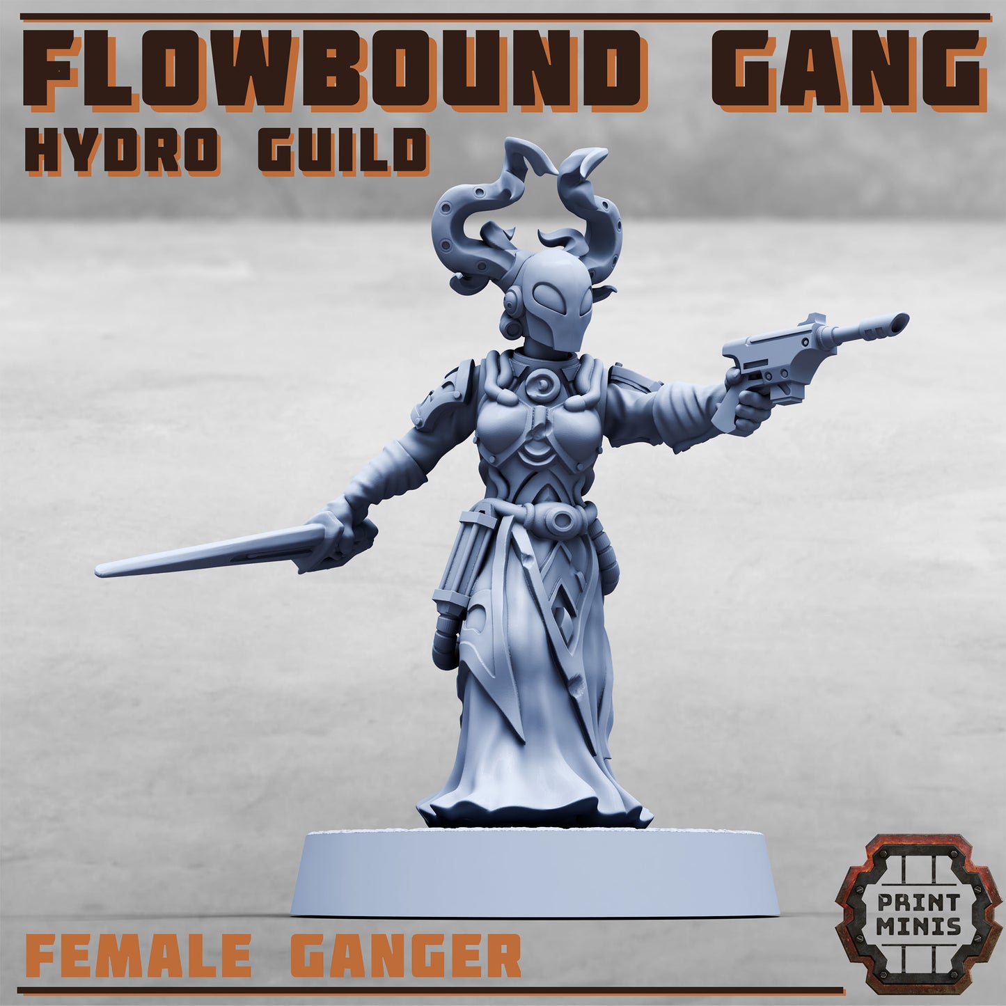 Flowbound - Hydro Guild Gang - Figurine Print Minis