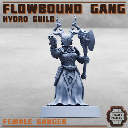 Flowbound - Hydro Guild Gang - Figurine Print Minis