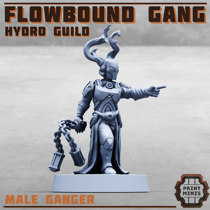 Flowbound - Hydro Guild Gang - Figurine Print Minis