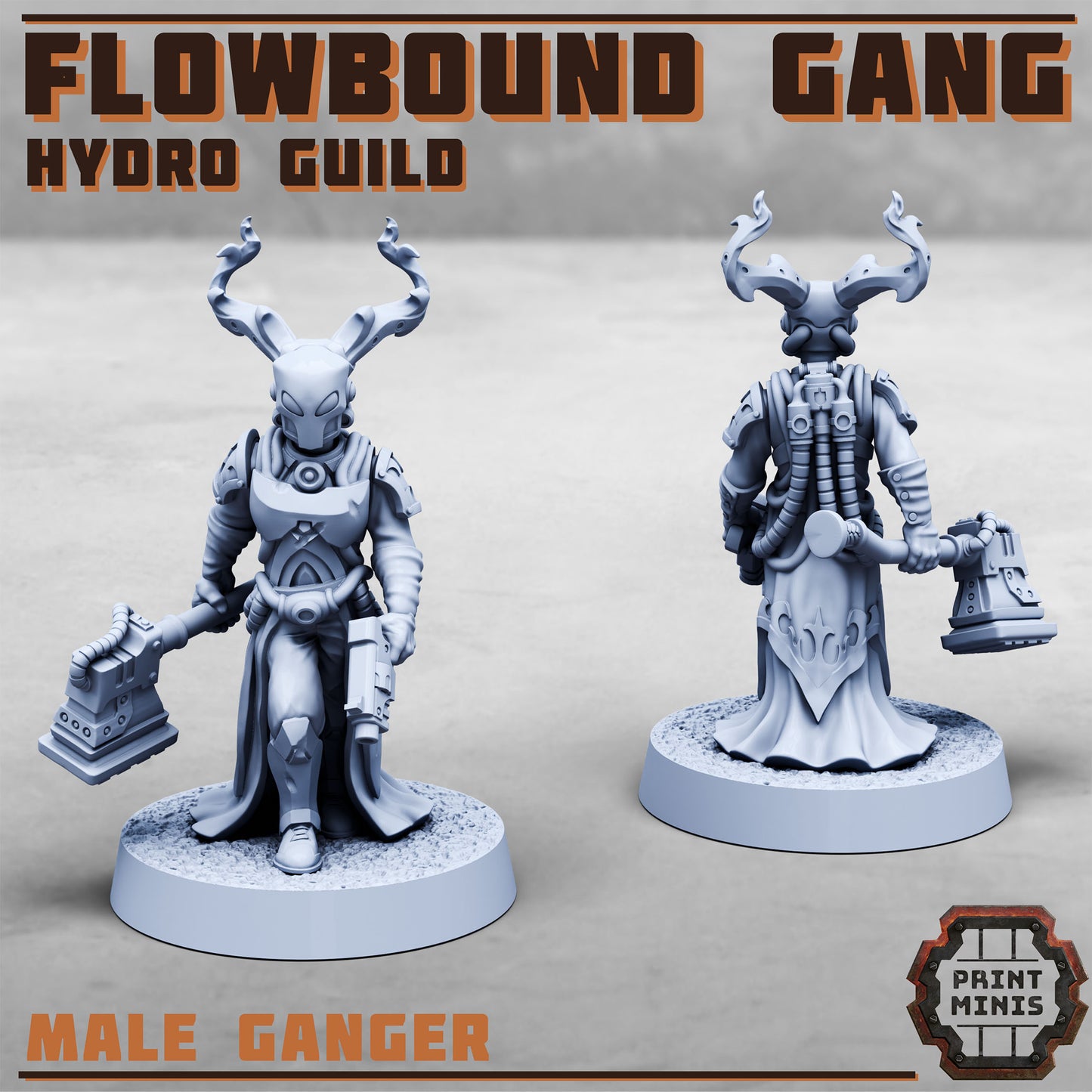 Flowbound - Hydro Guild Gang - Figurine Print Minis