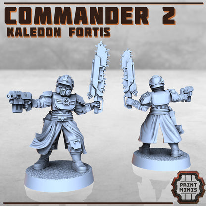 Commander 2 - Kaledon Fortis - Print Minis