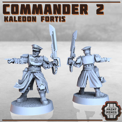 Commander 2 - Kaledon Fortis - Print Minis