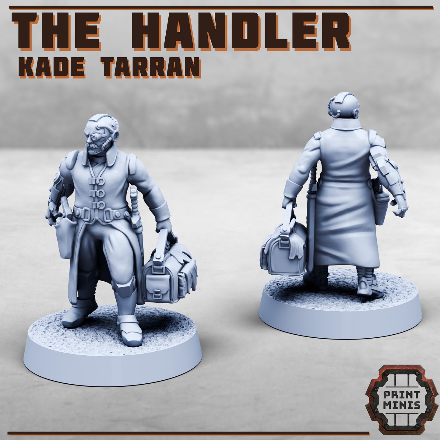 The Handler - Kade Tarran - Figurine Print Minis