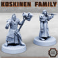 Koskinen Family - Noora and Eerik - Figurine Print Minis