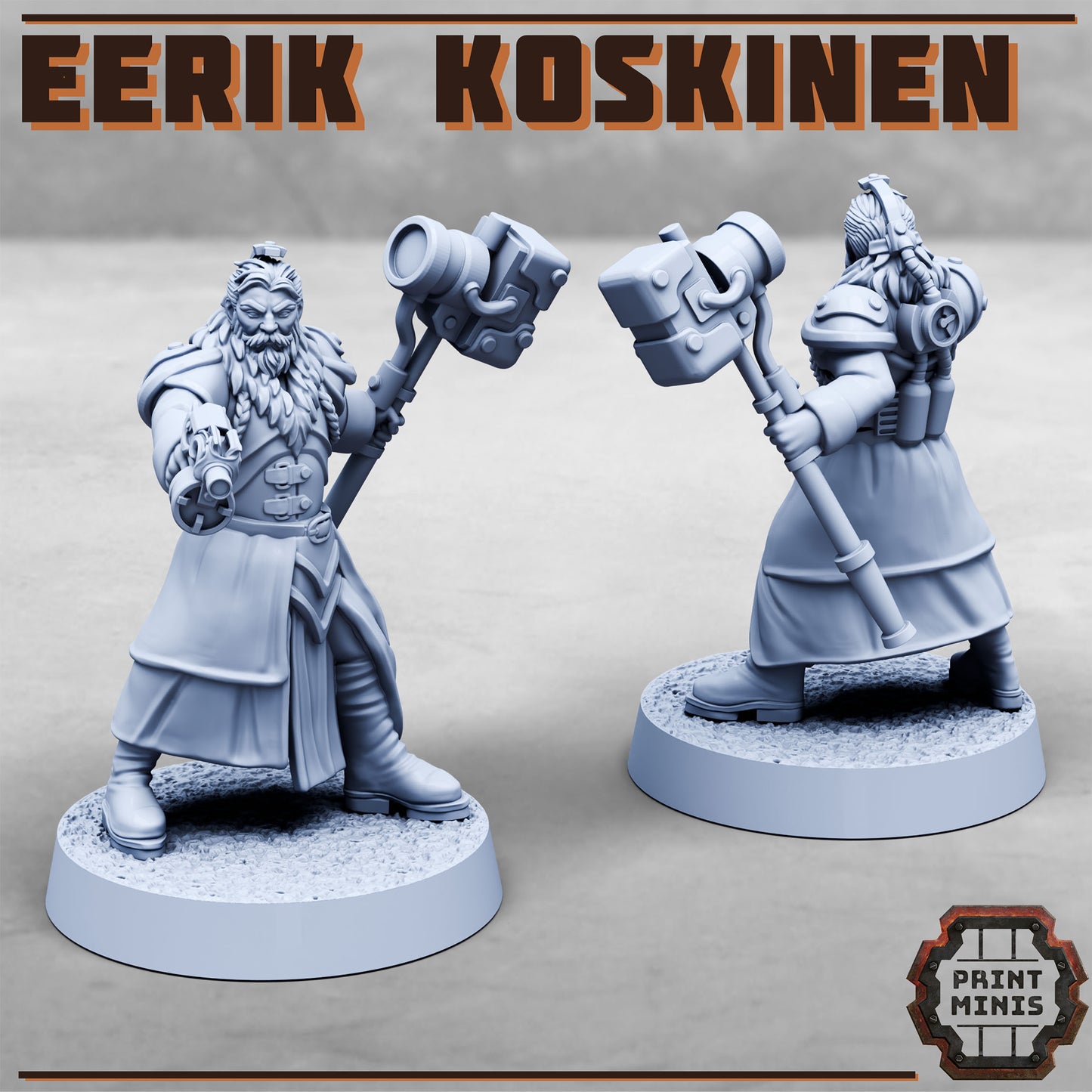 Koskinen Family - Noora and Eerik - Figurine Print Minis