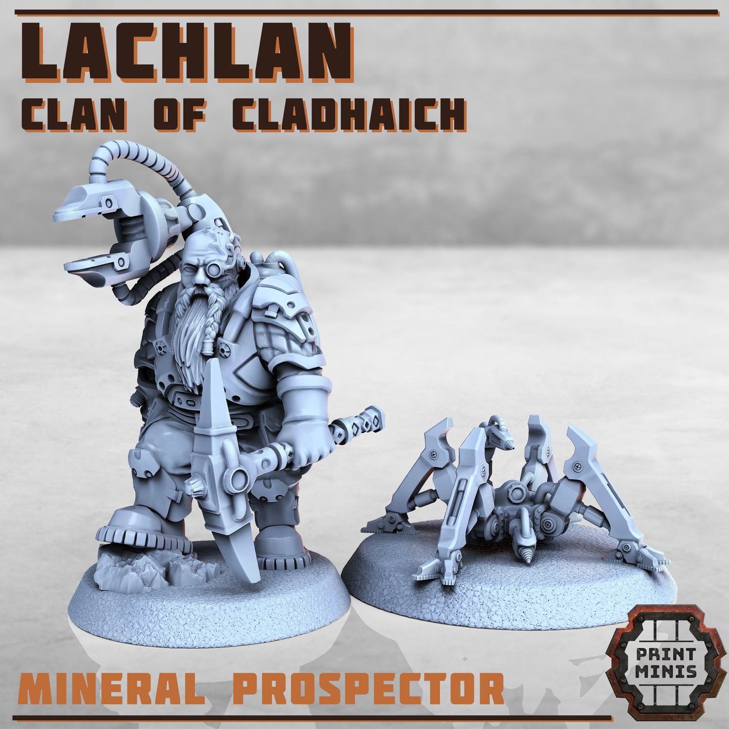 LACHLAN Clan of Cladhaich - Print Minis