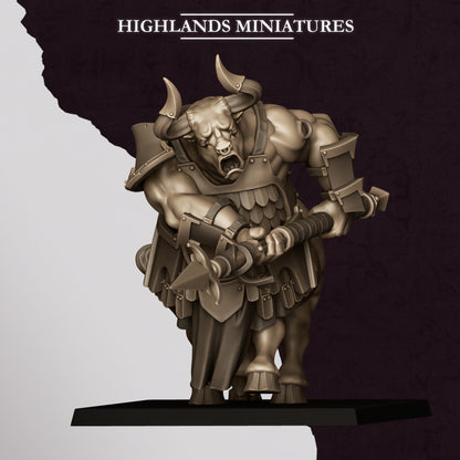 MARDUK MINOTAURS - HIGHLANDS Miniatures