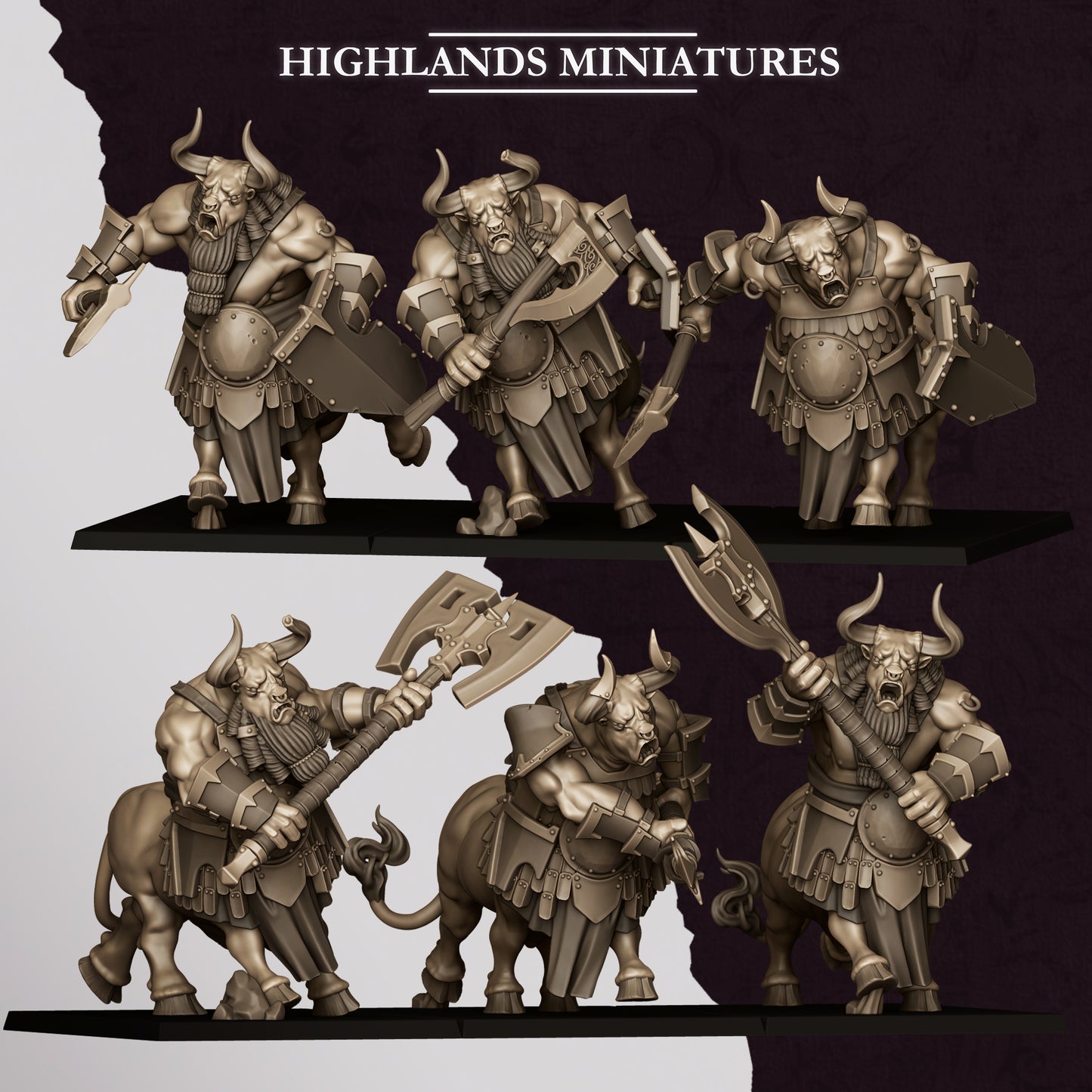 MARDUK MINOTAURS - HIGHLANDS Miniatures