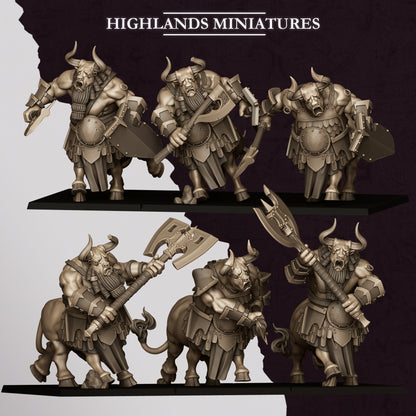 MARDUK MINOTAURS - HIGHLANDS Miniatures
