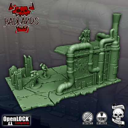Terrain Badlands - Orks - compatible 11th édition - Forbidden Prints - Forbidden Prints - 3DPitFactory