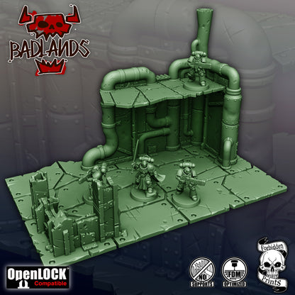 Terrain Badlands - Orks - compatible 11th édition - Forbidden Prints - Forbidden Prints - 3DPitFactory