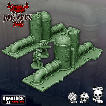 Terrain Badlands - Orks - compatible 11th édition - Forbidden Prints - Forbidden Prints - 3DPitFactory