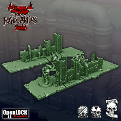 Terrain Badlands - Orks - compatible 11th édition - Forbidden Prints - Forbidden Prints - 3DPitFactory