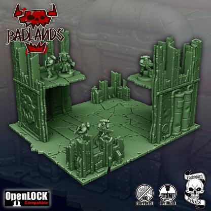 Terrain Badlands - Orks - compatible 11th édition - Forbidden Prints - Forbidden Prints - 3DPitFactory