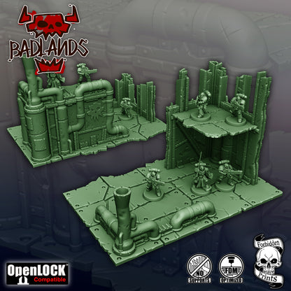 Terrain Badlands - Orks - compatible 11th édition - Forbidden Prints - Forbidden Prints - 3DPitFactory