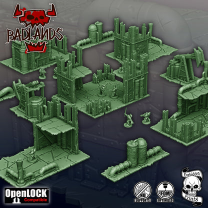 Terrain Badlands - Orks - compatible 11th édition - Forbidden Prints - Forbidden Prints - 3DPitFactory
