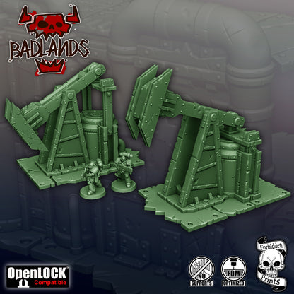 Terrain Badlands - Orks - compatible 11th édition - Forbidden Prints - Forbidden Prints - 3DPitFactory